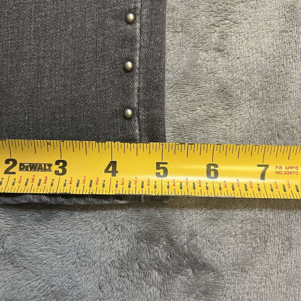 Levi's 311 Shaping Skinny Jeans Womens 26 Black Studded Side Seam Denim - Picture 5 of 10